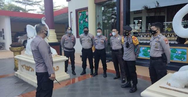 Kapolsek Tamalate Cek Kesiapan Personil Pengamanan Hari Raya Waisak