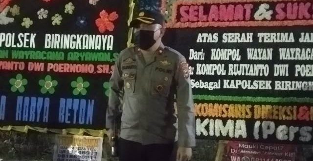 Cipkon Malam Minggu, Kapolsek Biringkanaya Pimpin Apel