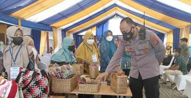 Kapolsek Biringkanaya Hadiri UMKM Biringkanaya EXPO 2021